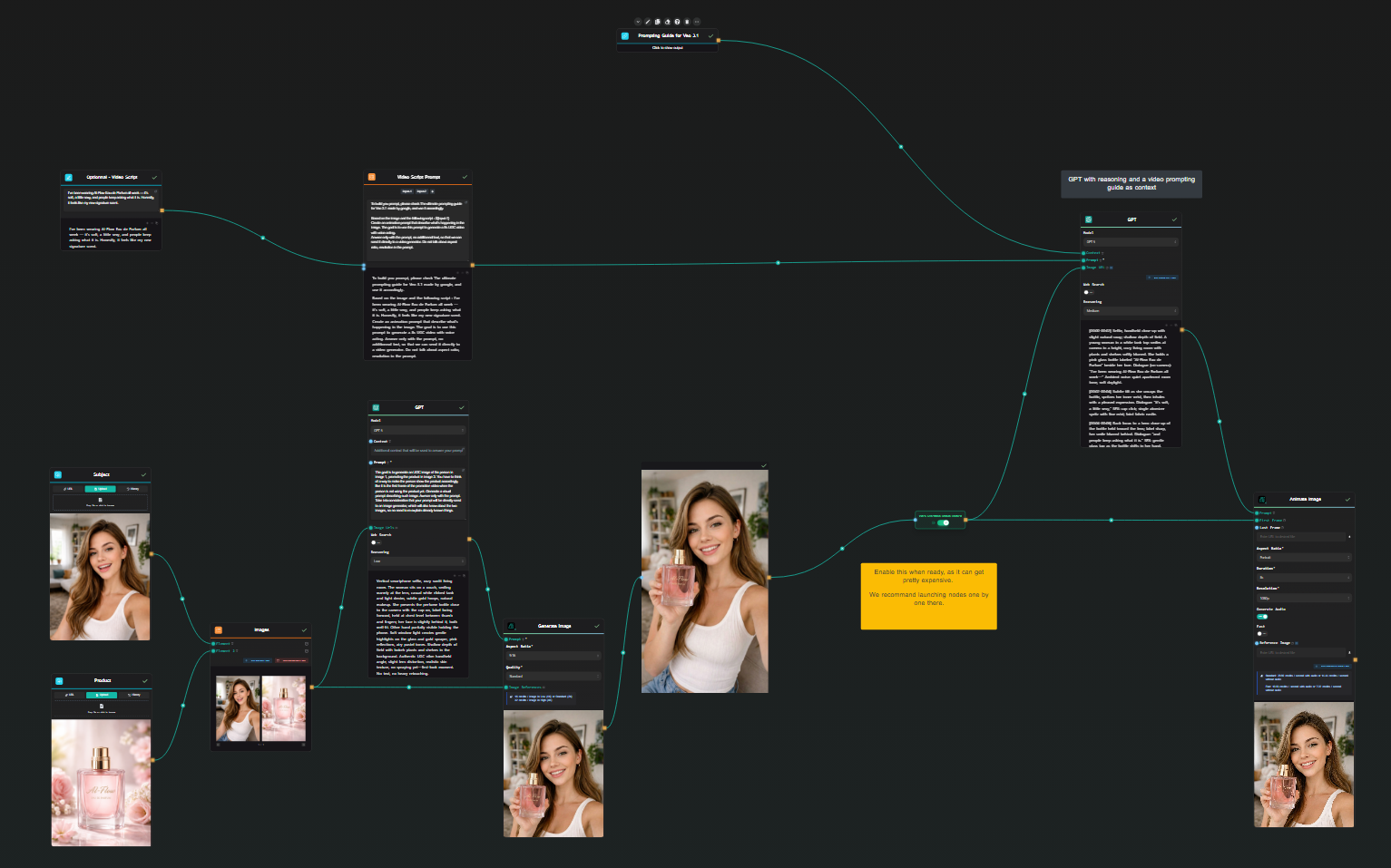 UGC Ad Creation Workflow – From Script to Video workflow screenshot
